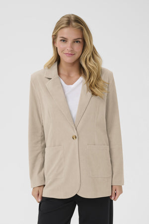 Cream Corduroy Blazer | Cobblestone & Sorrel Horse