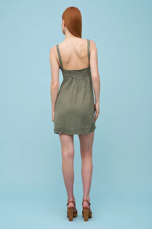 Astrid Beach Mini Dress | Khaki