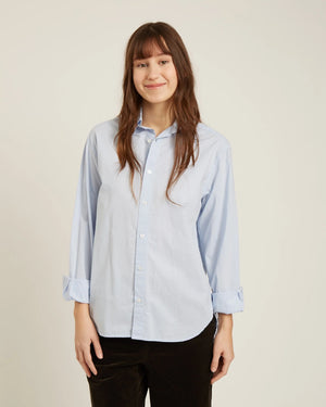 Naif Dierna Shirt 100% Cotton Shirt | Blue + White