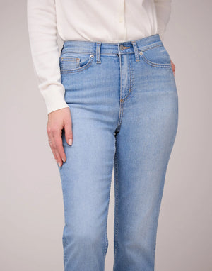 Yoga Jeans Chloe Straight Classic Denim Pant | Surf Blue