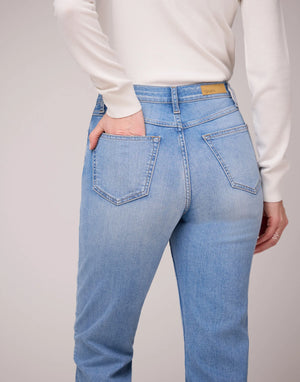 Yoga Jeans Chloe Straight Classic Denim Pant | Surf Blue