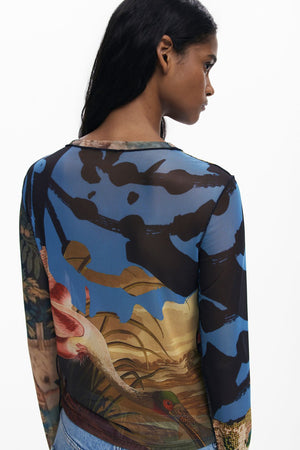 Desigual Chiffon Shirt | Verde