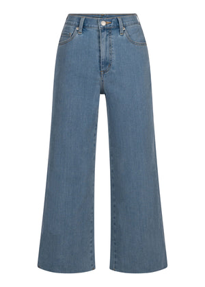 Yoga Jeans Lily Cropped Wide High Rise | Crisp Wind