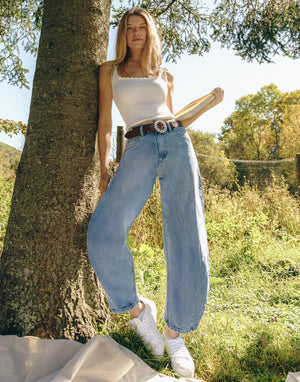 Yoga Jeans Denim Malia Relaxed Jeans | Blue