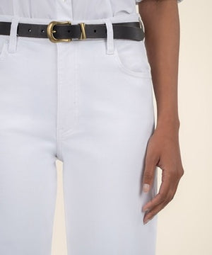 Kut Ashley High Rise Slouchy Barrel Straight Leg | Optic White