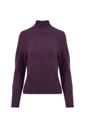 Astrid Knit Sweater | Pink + Wine