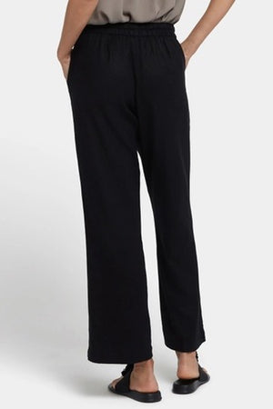 NYDJ Relaxed Drawstring Pull-On Pant | Black + Saddlewood