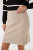 Cream Dela Skirt | Black + Cobblestone Melange