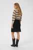Cream Dela Skirt | Black + Cobblestone Melange