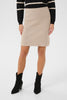 Cream Dela Skirt | Black + Cobblestone Melange