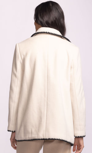 Pink Martini Mae Coat | Off White