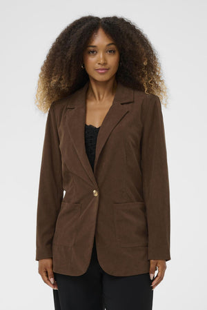 Cream Corduroy Blazer | Cobblestone & Sorrel Horse