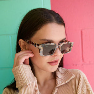 Shady Lady Paige Sunglasses | Tortoise + Light Tortoise