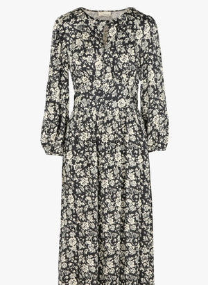 Korner Long Dress | Black