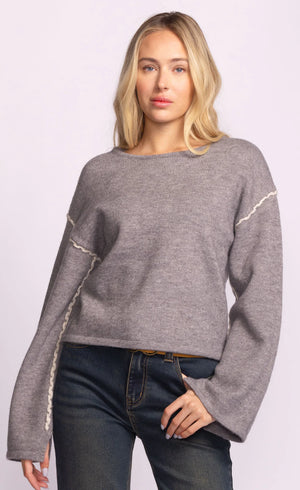 Pink Martini Granola Sweater | Grey