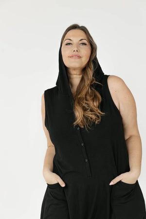 Smash & Tess Abigael Henley Romper | Black