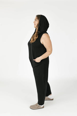 Smash & Tess Abigael Henley Romper | Black