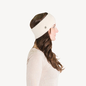 Pokoloko Baby 100% Alpaca Headband | Wine, Black + Ivory