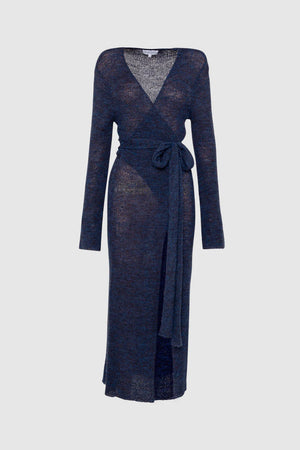Madison The Label Ayla Wrap Knit | Midnight