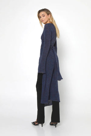 Madison The Label Ayla Wrap Knit | Midnight