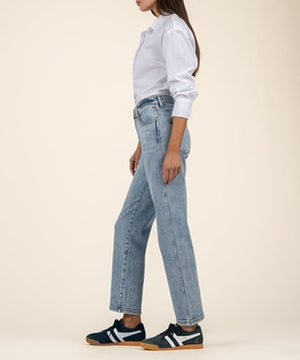 Kut Melissa High Rise Straight Leg | Steadfast