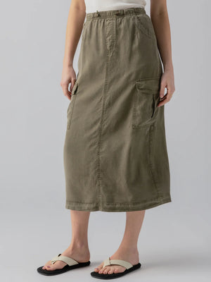 Sanctuary Parachute Skirt | Burnt Olive