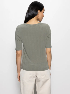 Sanctuary Half Sleeve Femme Crew T-Shirt | Spruce