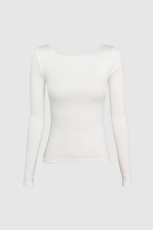 Madison The Label Caden Top | Shiraz, Black & White