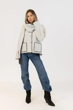 Lyla & Lux Delaney Coat + Matching Scarf