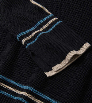 Hatley Raglan Stripes Pullover | Black