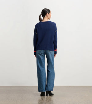 Hatley Waffle Knit Sweater | Navy