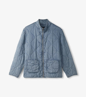 Hatley Quilted Tencel Jacket | Blue