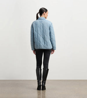 Hatley Quilted Tencel Jacket | Blue