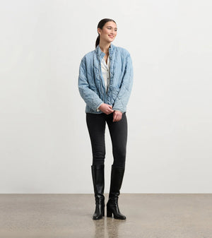 Hatley Quilted Tencel Jacket | Blue