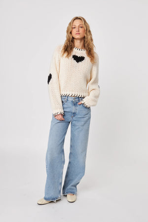 John & Jenn Declan Heart Sweater