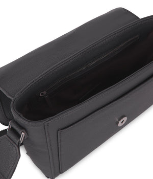 Matt & Nat Grain Shoulder Bag | Coal