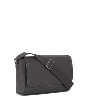 Matt & Nat Grain Shoulder Bag | Coal