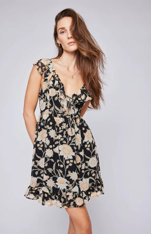 Gentle Fawn Cecilia Dress | Black Floral