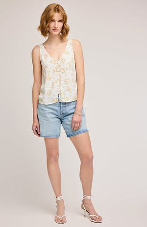 Gentle Fawn Celeste Tank | White Floral