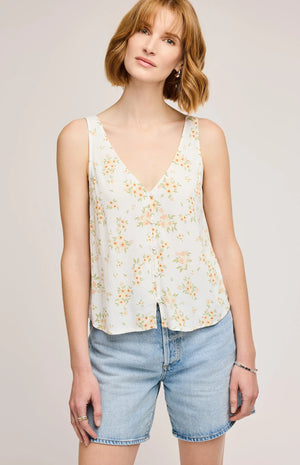 Gentle Fawn Celeste Tank | White Floral