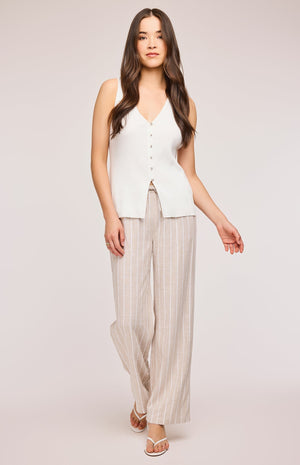 Gentle Fawn Finley Pant | Linen Stripe
