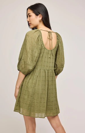 Gentle Fawn 100% Cotton Tallulah Dress | Matcha