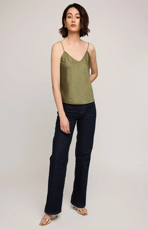 Gentle Fawn Priscilla Satin Tank | Green