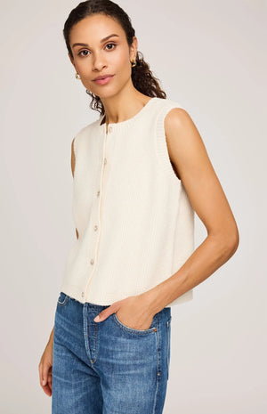 Gentle Fawn Winnie Knit Vest | Cream