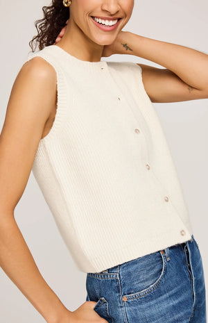 Gentle Fawn Winnie Knit Vest | Cream