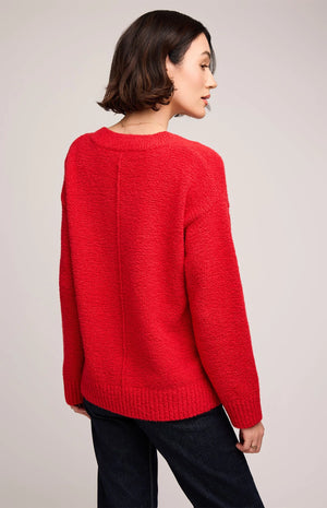 Gentle Fawn Tilda V-Neck Sweater | Red