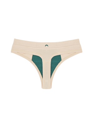 Huha Mineral Thong | Black, Tan, Green, Spice + Nude