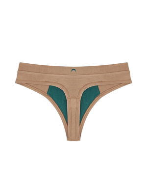 Huha Mineral Thong | Black, Tan, Green, Spice + Nude