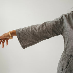 Pokoloko City Collection High Neck Blouse | Grey