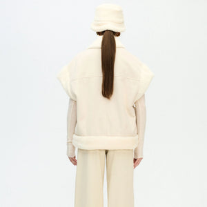 Pokoloko Herringbone Sherpa Vest